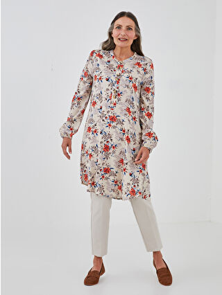 Dark Beige Printed