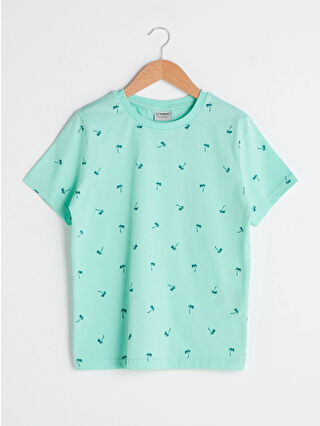 Mint Green Printed