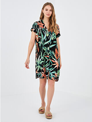 Koyu Yeşil Baskılı