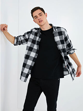 Black Checked
