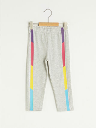 Grey Melange Printed