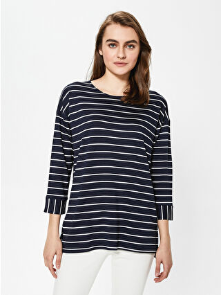 Navy Striped