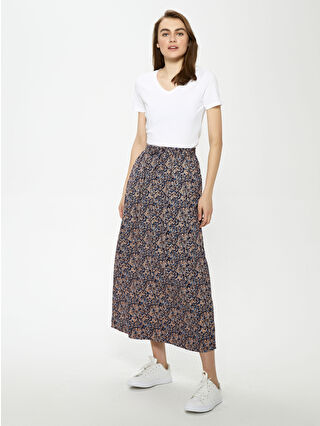 Dark Navy Printed