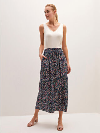 Navy Printed