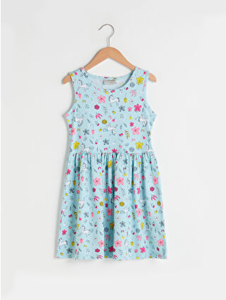 Light Turquoise Printed