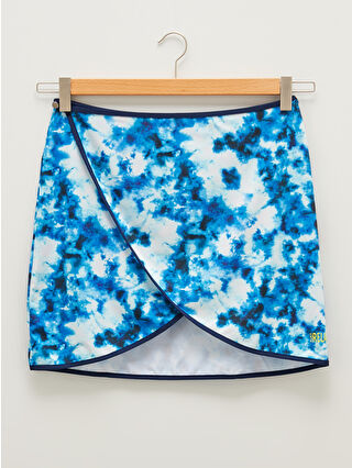 Elektrik Mavi Baskılı