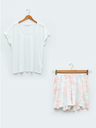 Açık Pembe Baskılı