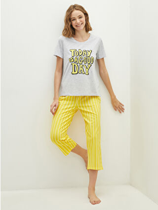 Açık Sarı Çizgili