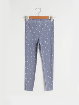 Açık Gri Baskılı