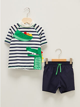 Navy Striped