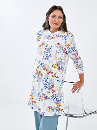 لون كريمي مطبوع