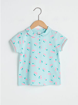 Açık Suyeşili Baskılı