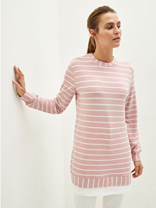 Dull Pink Striped