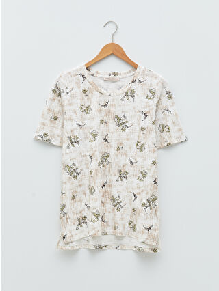 Beige Imprimé