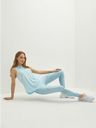 Pale Aqua Green Printed