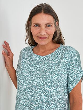 Mint Green Printed