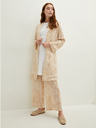 Açık Kahverengi Baskılı