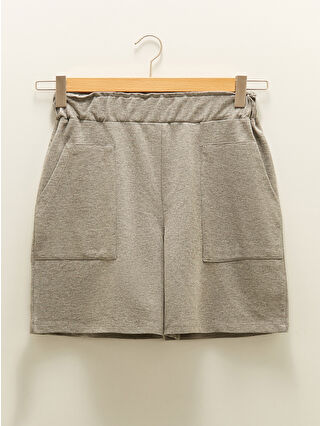 Grey Melange Printed