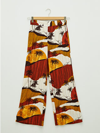 Burnt Orange Printed