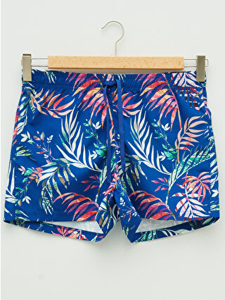 Koyu Lacivert Baskılı