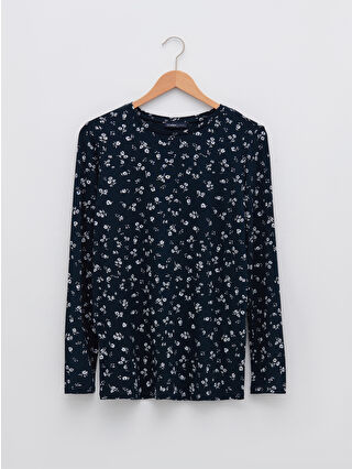 Light Navy Printed