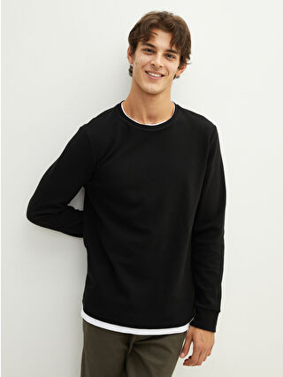 XSIDE Crew Neck Long Sleeve Men's Sweatshirt -W15773Z8-CVL