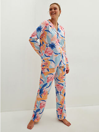 Açık Pembe Baskılı