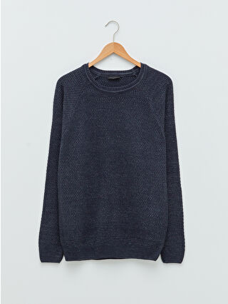 Dark Indigo Jacquard