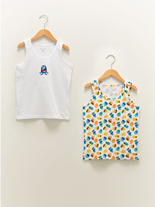 White Printed