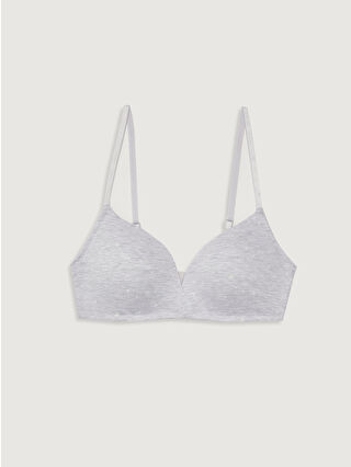 Grey Melange Printed
