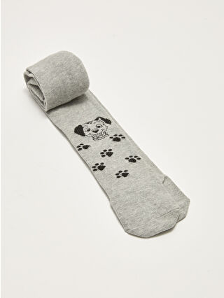 Grey Melange Printed