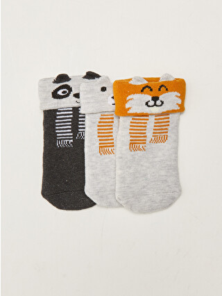 Grey Melange Printed