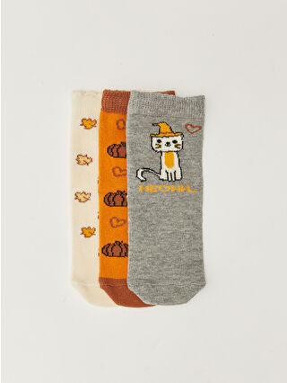 Grey Melange Printed