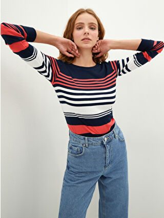 Navy Striped