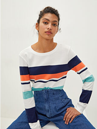 Navy Striped