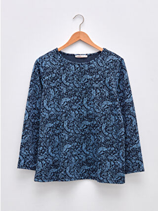 Navy Jacquard