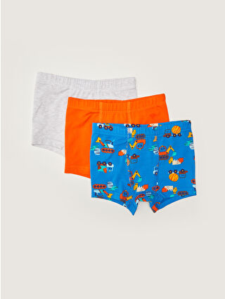 Bright Blue Printed