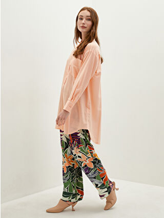 Canlı Turuncu Baskılı