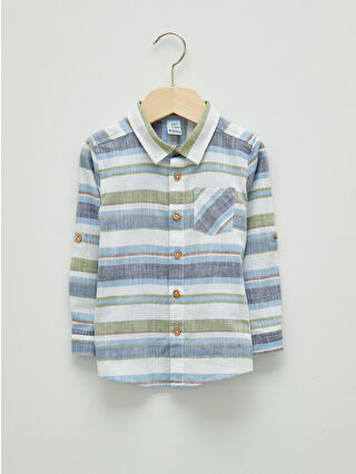 Açık Mavi Çizgili