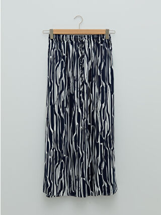 Canlı Mavi Baskılı