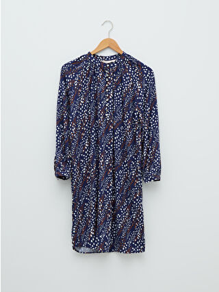 لون كحلي ساطع مطبوع