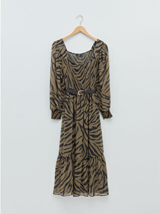Khaki Printed