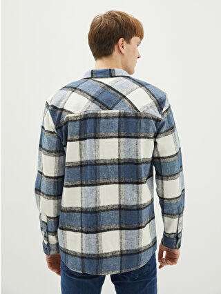【特別セール品】 Long Fit Regular XSIDE Sleeve Shirt Flannel Men's Plaid 財布・ケース・小物入れ