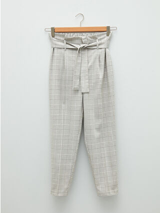 Light Beige Checked