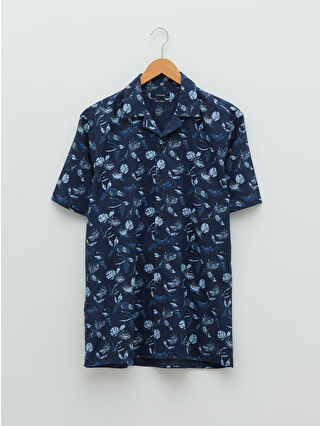 Dark Navy Printed