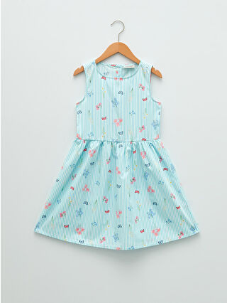 Mid Blue Printed