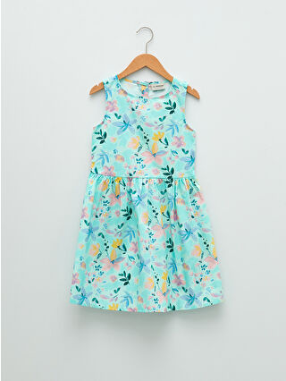 Pale Aqua Blue Printed