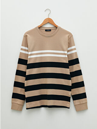 Light Beige Striped