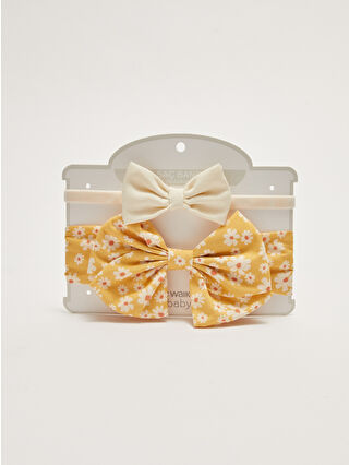 Koyu Sarı Baskılı