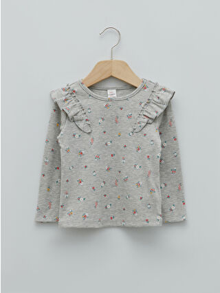 Gri Melanj Baskılı